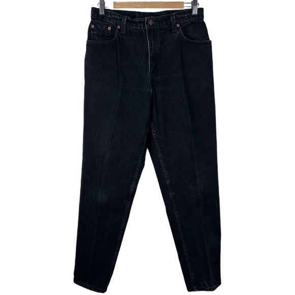 Levi's Denim - LEVI’S 551 Relaxed Fit Tapered Leg Black Denim Jean Pants Size 12 MED